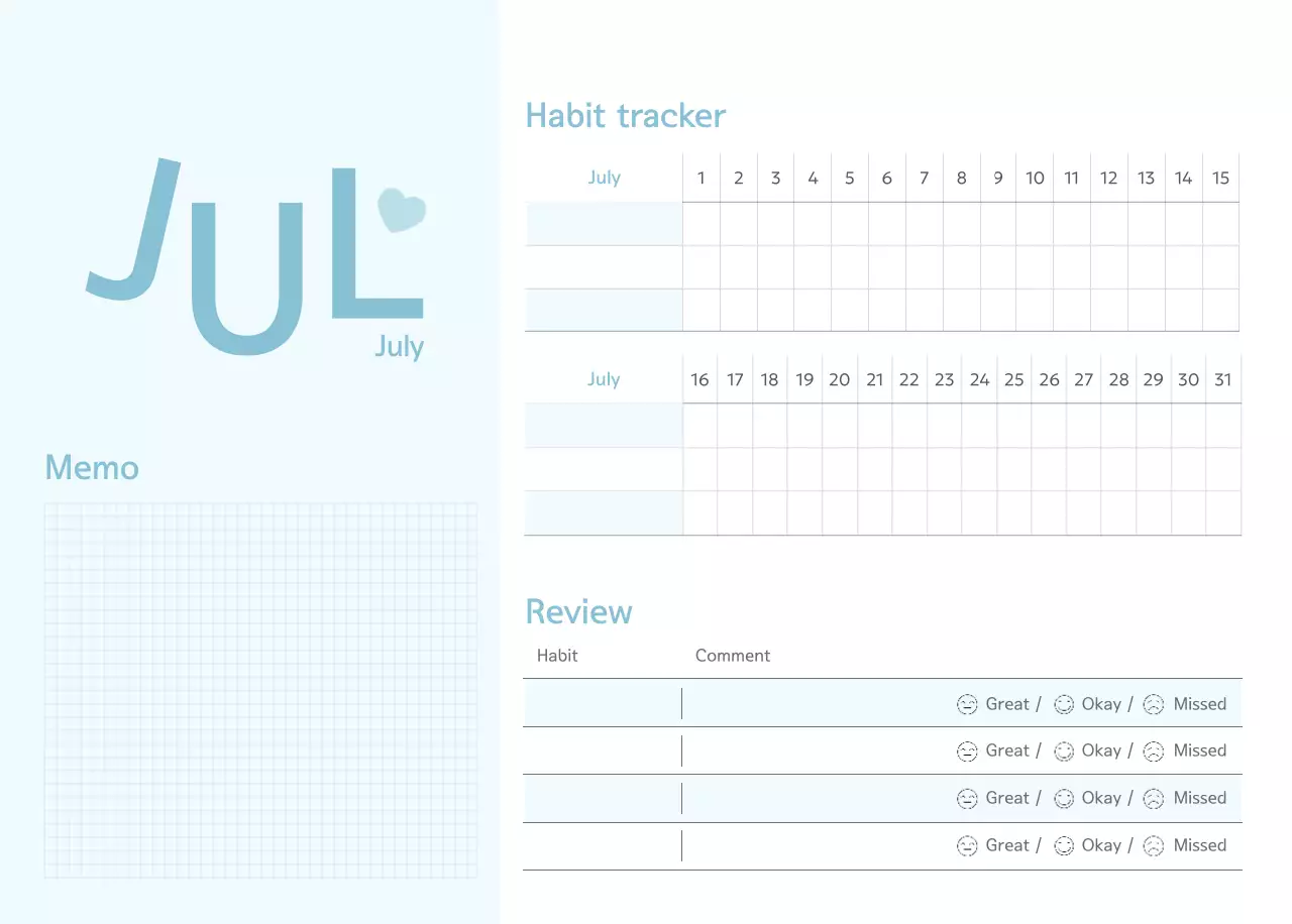 연두 심플 달력 캘린더