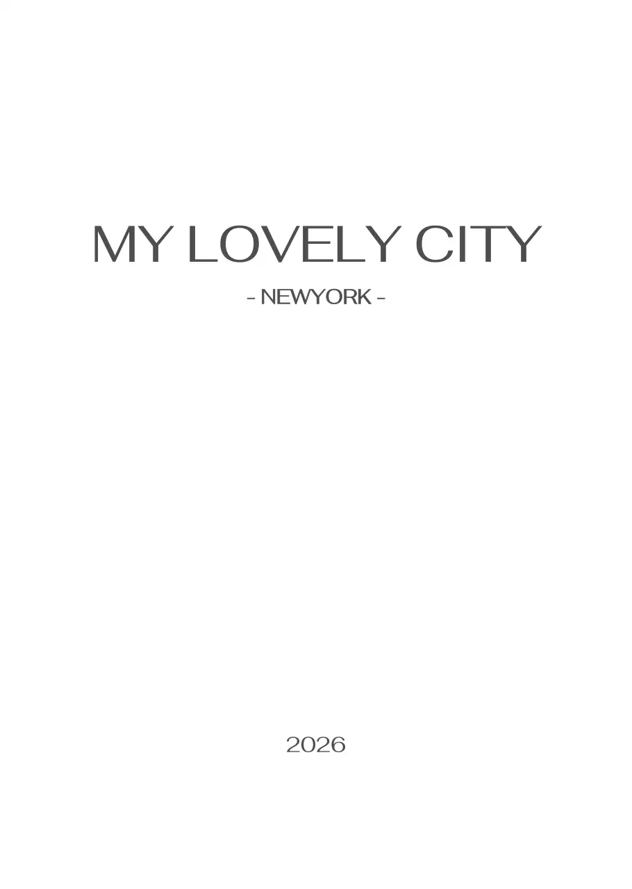 깔끔하고 도시적인 느낌의 사진 달력