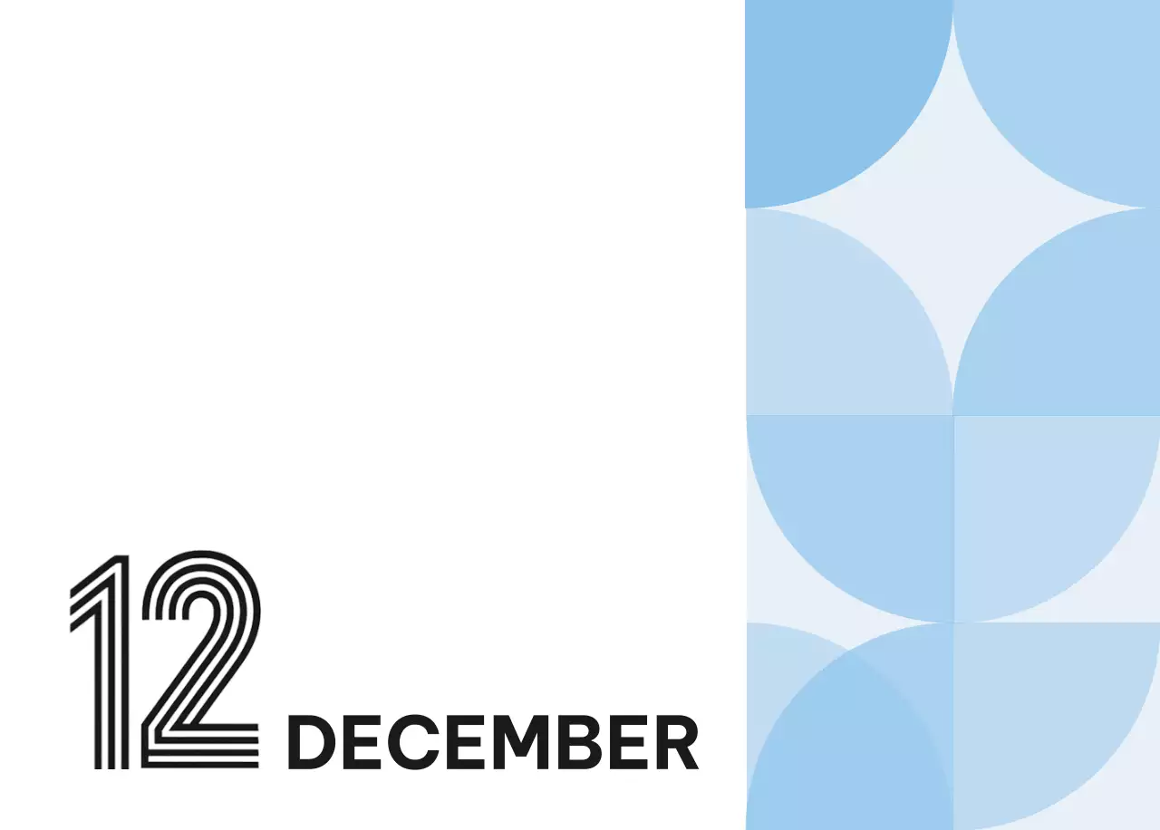 하늘색 모던 캘린더 달력