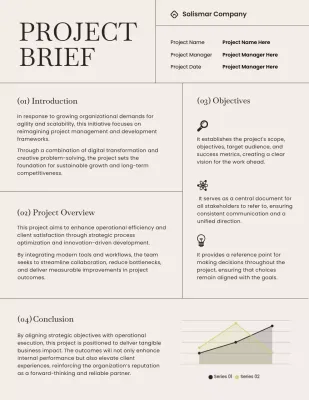 Beige and Brown Minimalist Report Letter