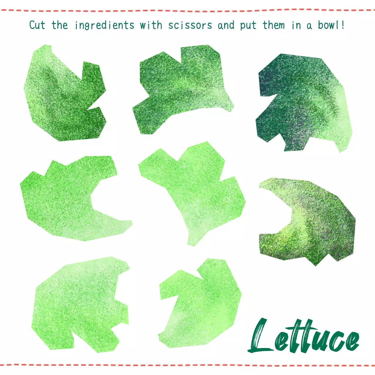 다채로운 예술적인 샐러드 가이드