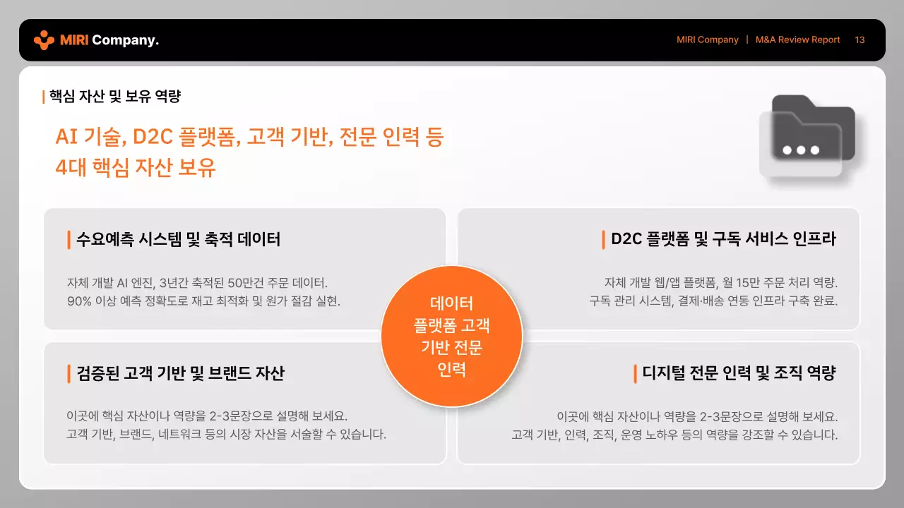 회색 모던 비즈니스 보고서