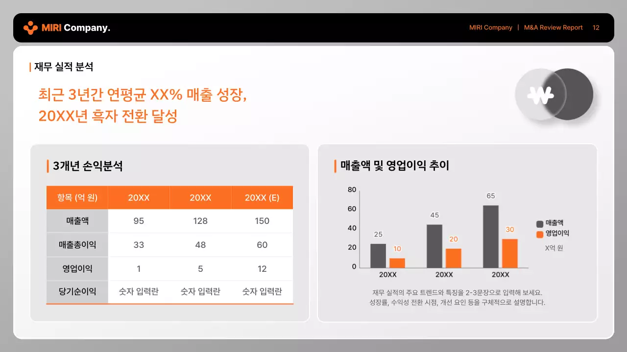 회색 모던 비즈니스 보고서