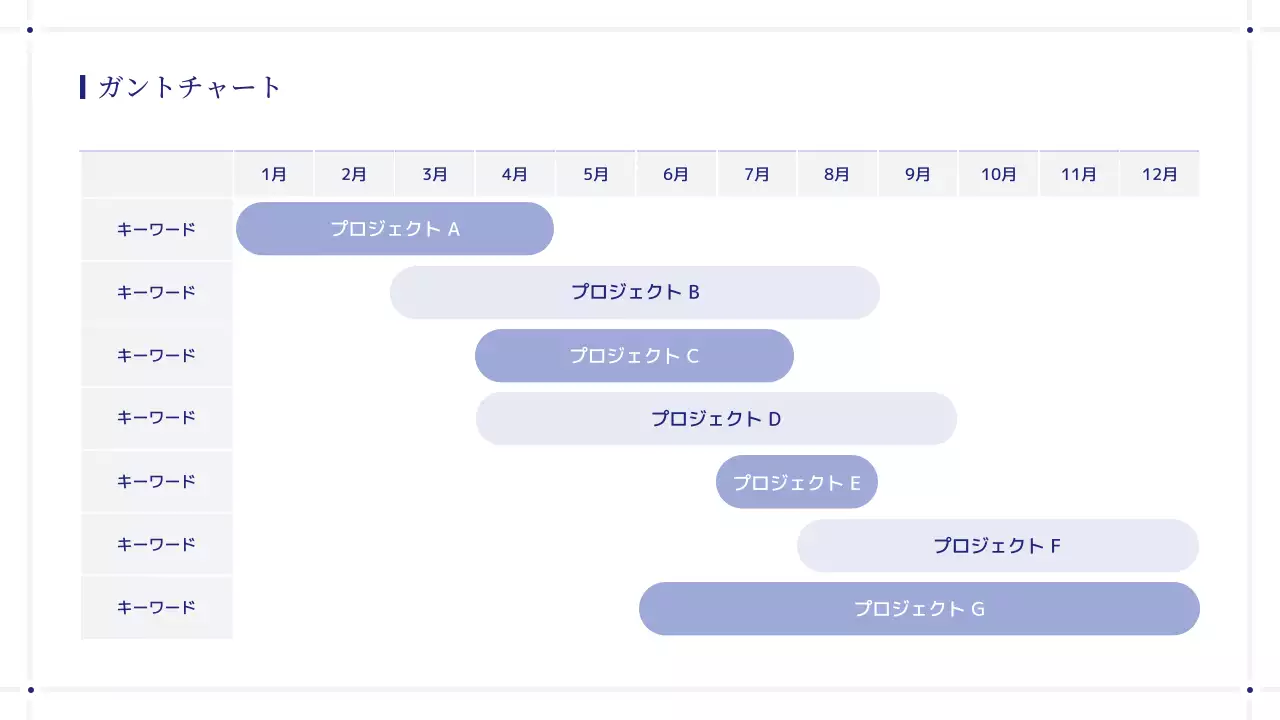 青 シンプル ビジネス 提案書