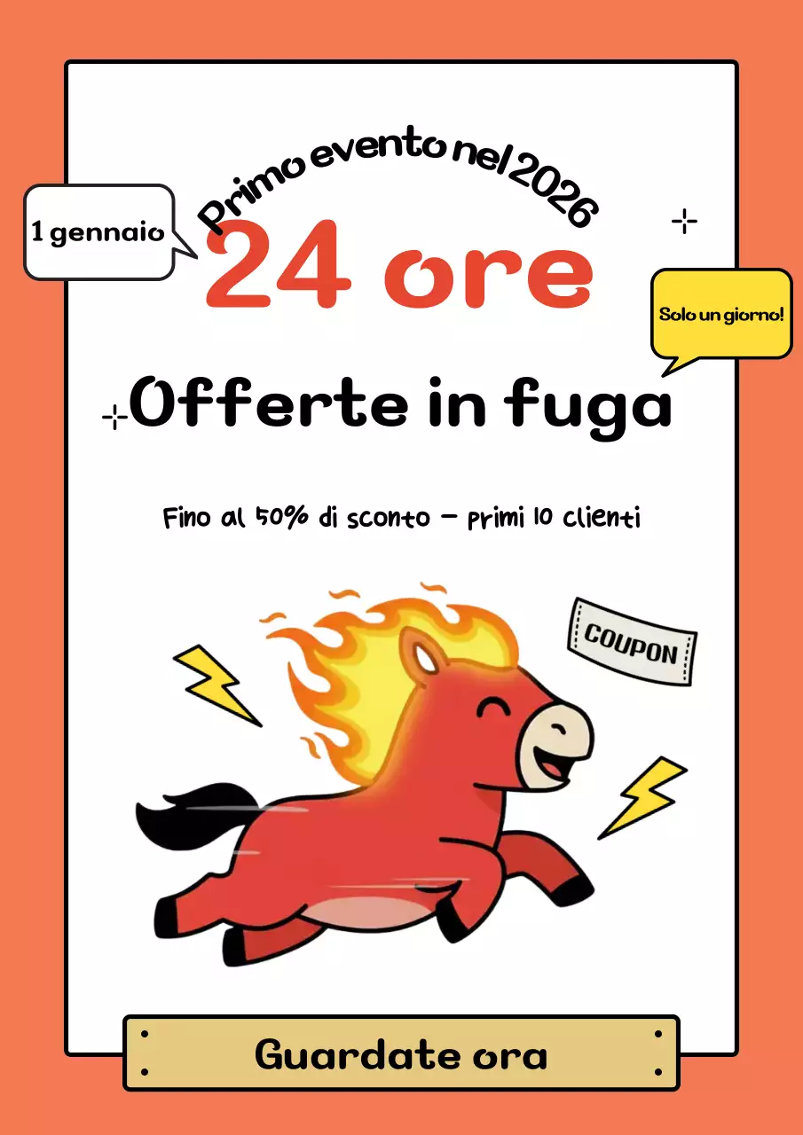 Evento sconto personaggio Cavallo Rosso