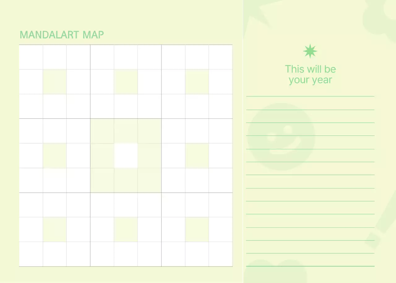 Kalender Hijau Sederhana