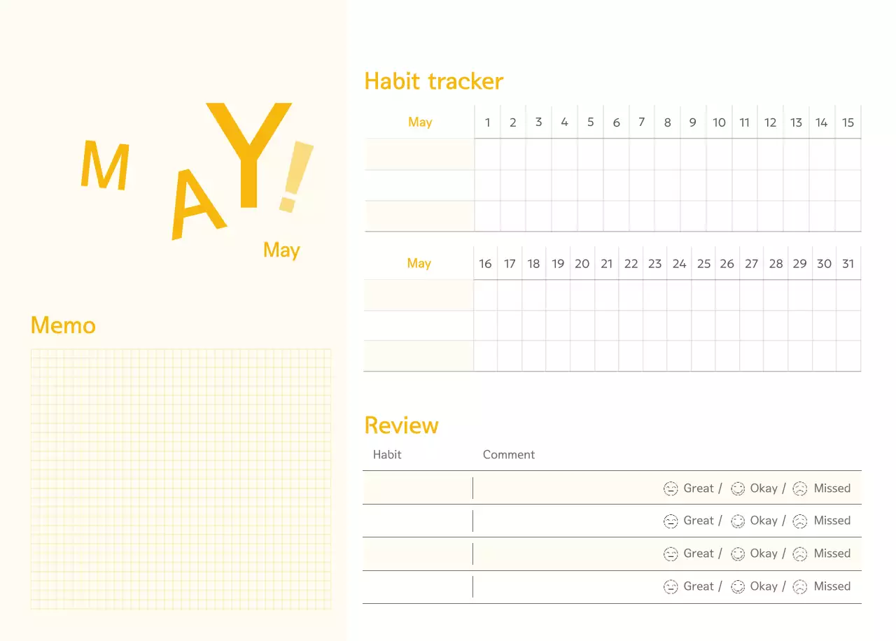 Kalender Hijau Sederhana