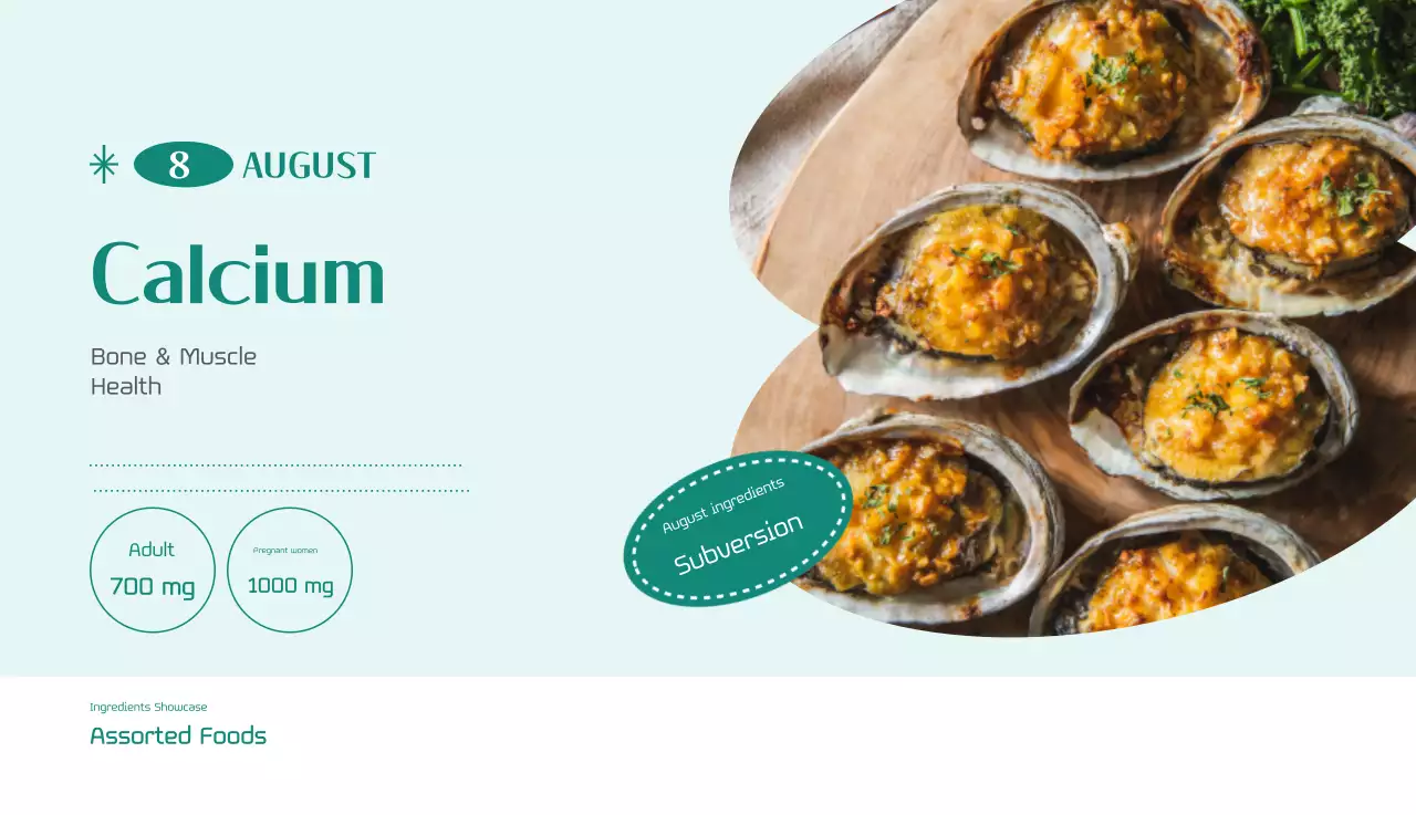 Kalender rumah sakit dengan konsep yang bersih dan penuh warna