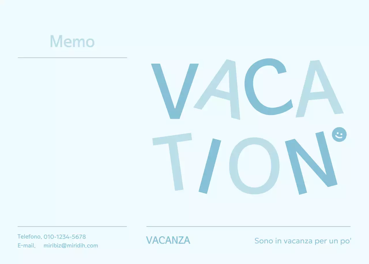 Calendario semplice verde