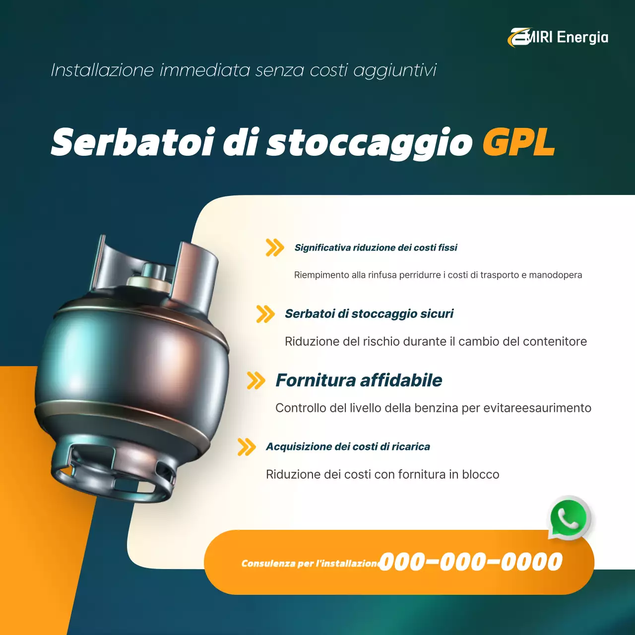 Pubblicità di Orange Modern Energy