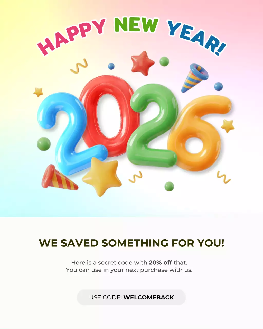 Rainbow Modern Discount Promotion