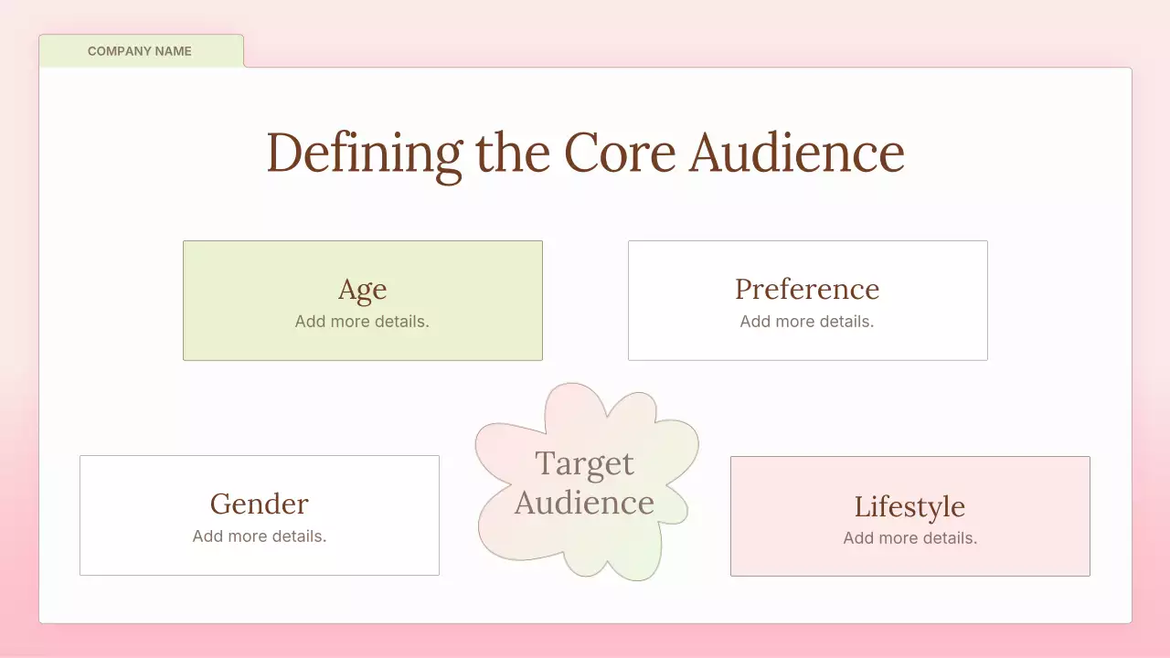 핑크 심플 마케팅 프레젠테이션
