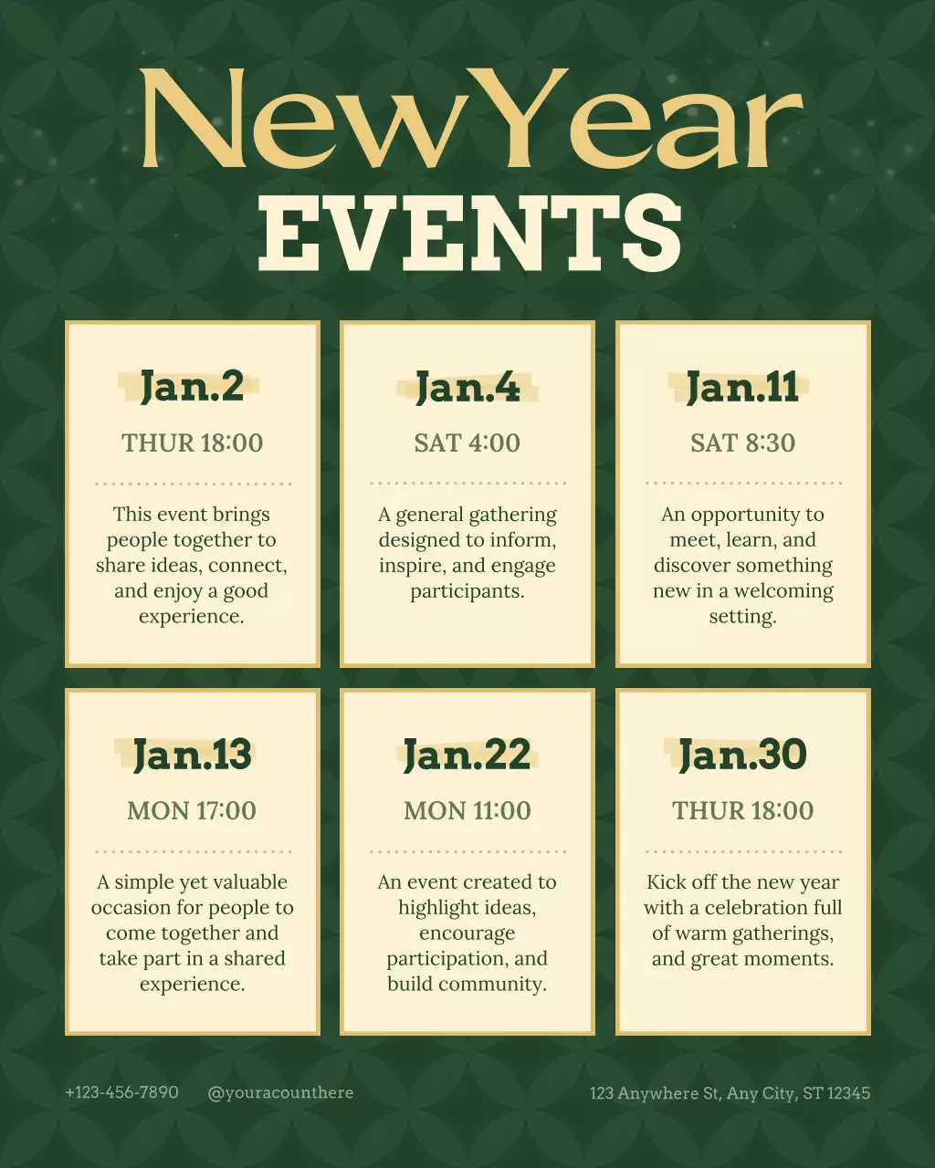 Sage Elegant Event Announcement Instagram Post