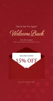 Red Classic Loyalty Promotion Poster