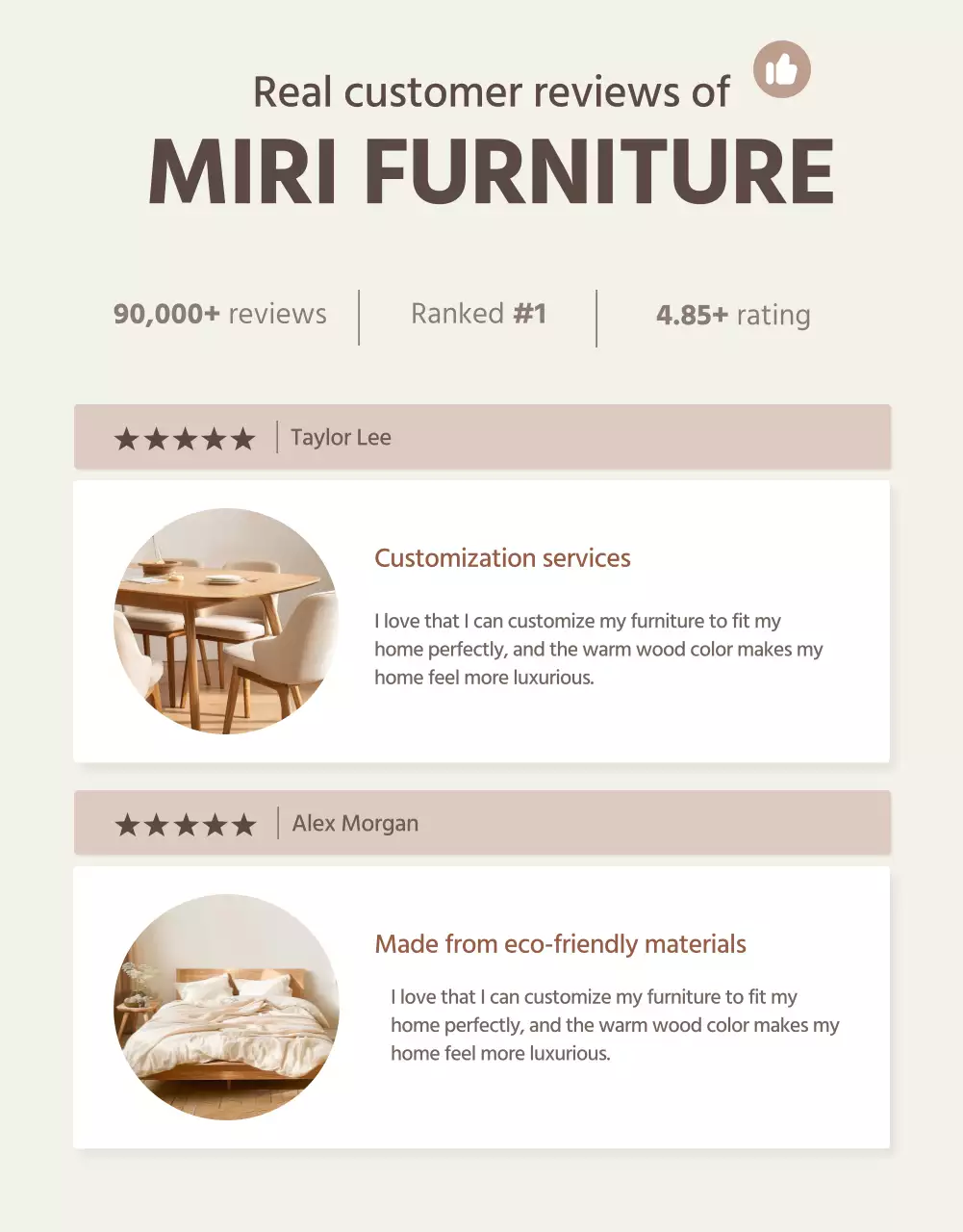 promosi furnitur modern warna krem