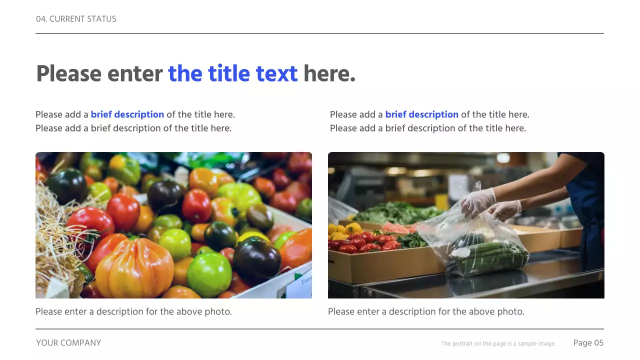 블루 미니멀 비즈니스 플랜 보고서 프레젠테이션