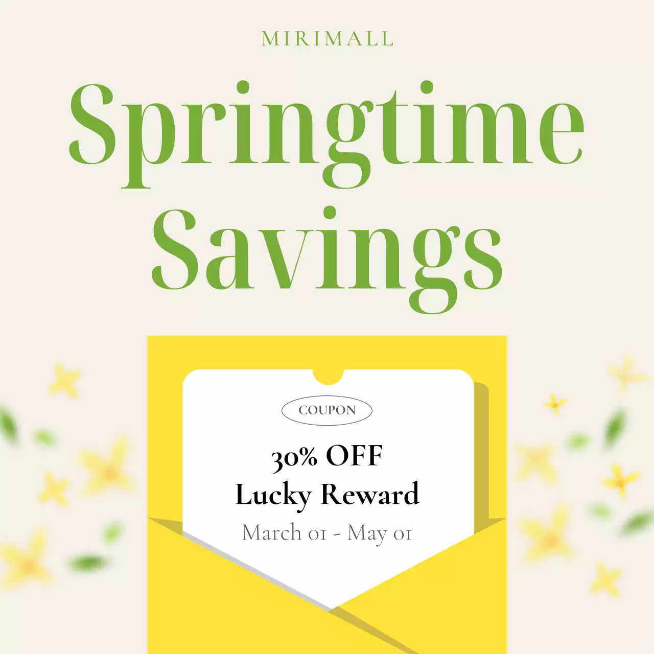 Pink floral sale promotion