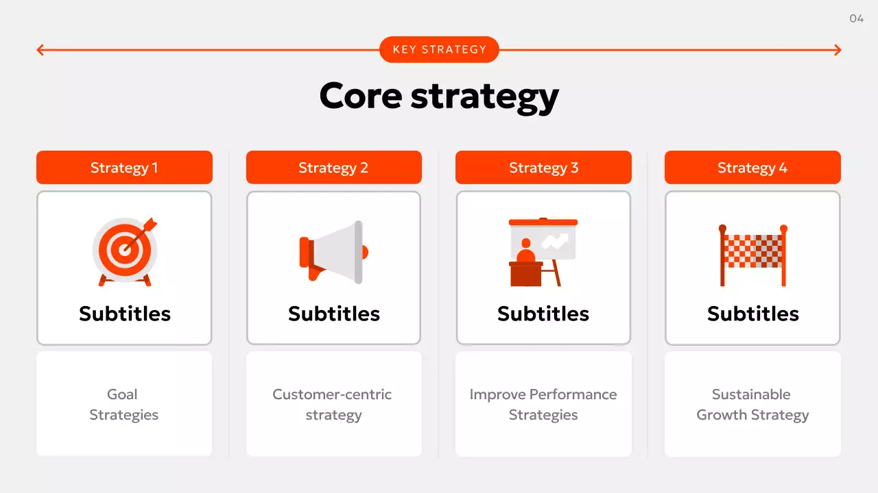 documento de plano de negócios moderno cinza