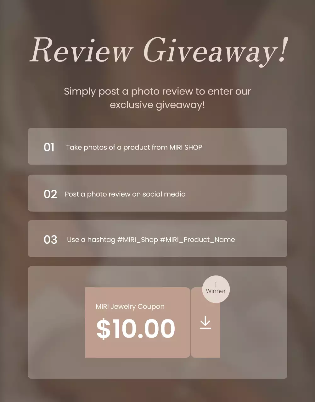 promoção de brindes modernos bege