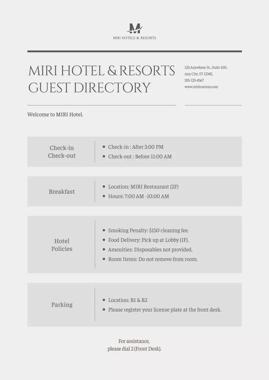 informasi hotel minimalis abu-abu