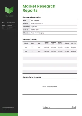 laporan bisnis modern hijau