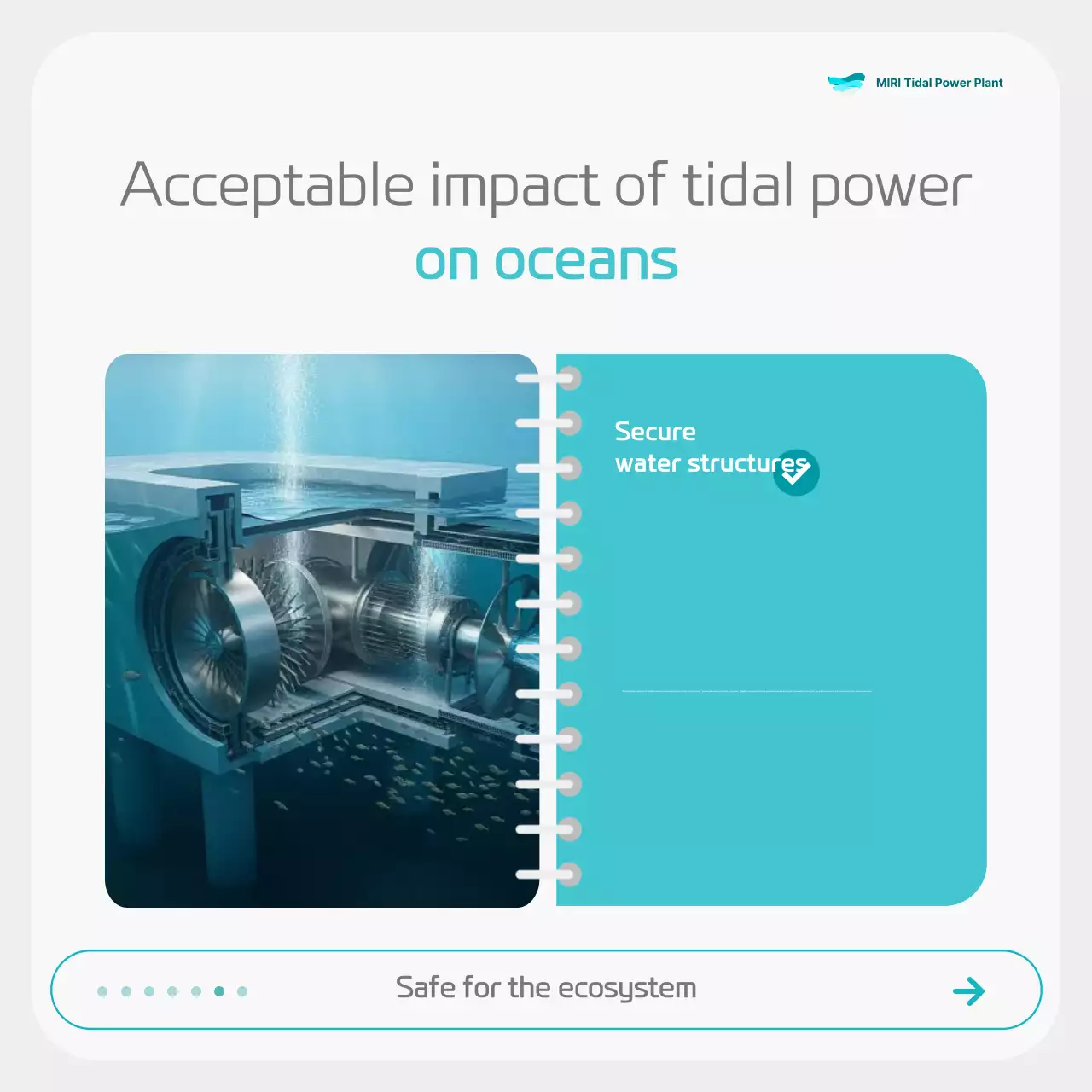 Anúncio de Tecnologia Marinha Moderna Azul Celeste