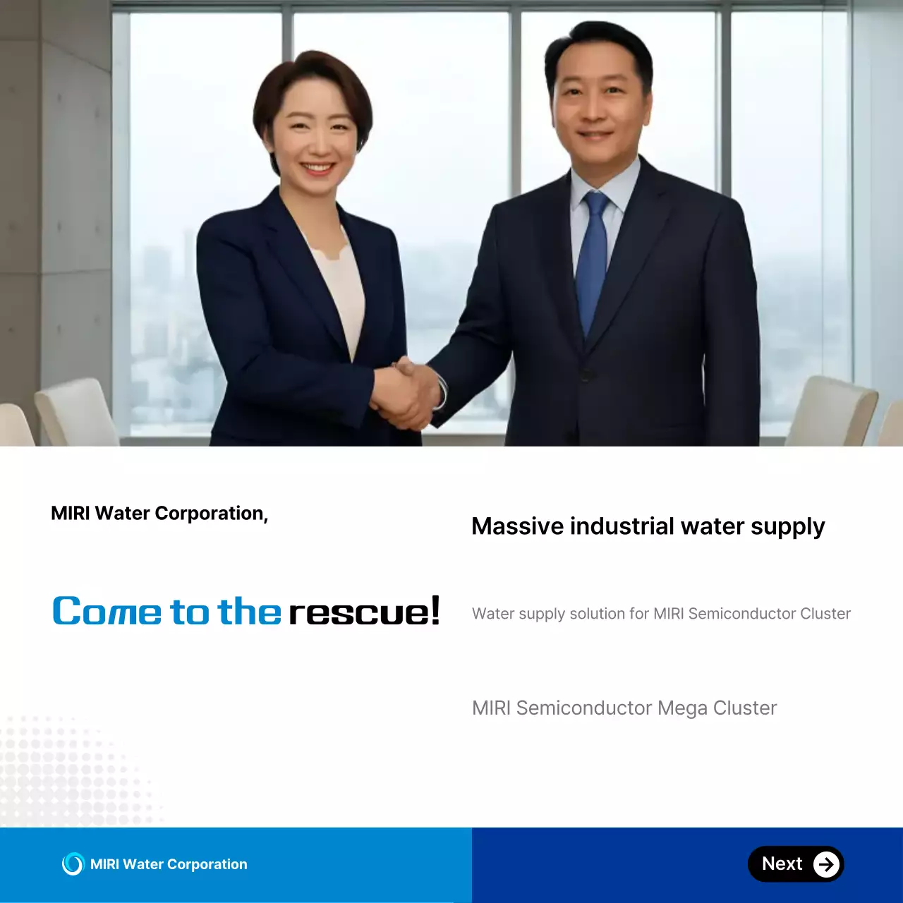 Blue Modern Semiconductor Advertisement