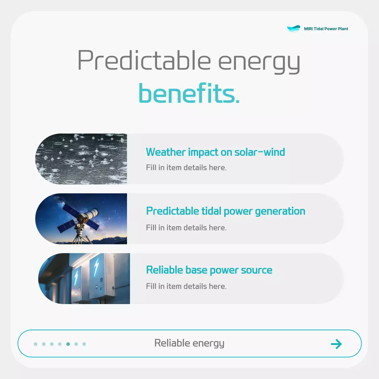 Anúncio de Tecnologia Marinha Moderna Azul Celeste