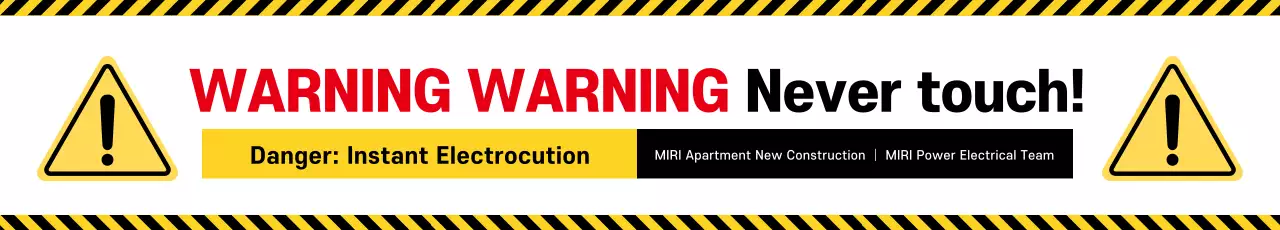 Yellow highlighted hazard warning