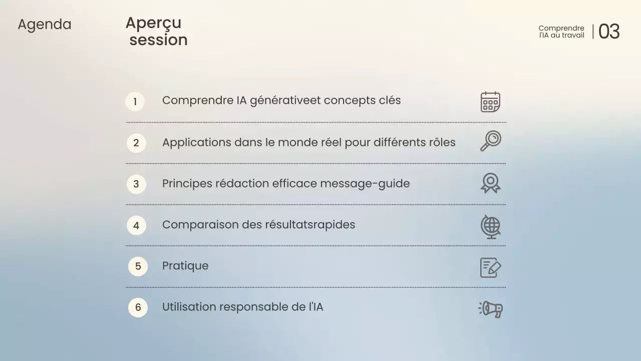 Conférence sur l'IA moderne blanche
