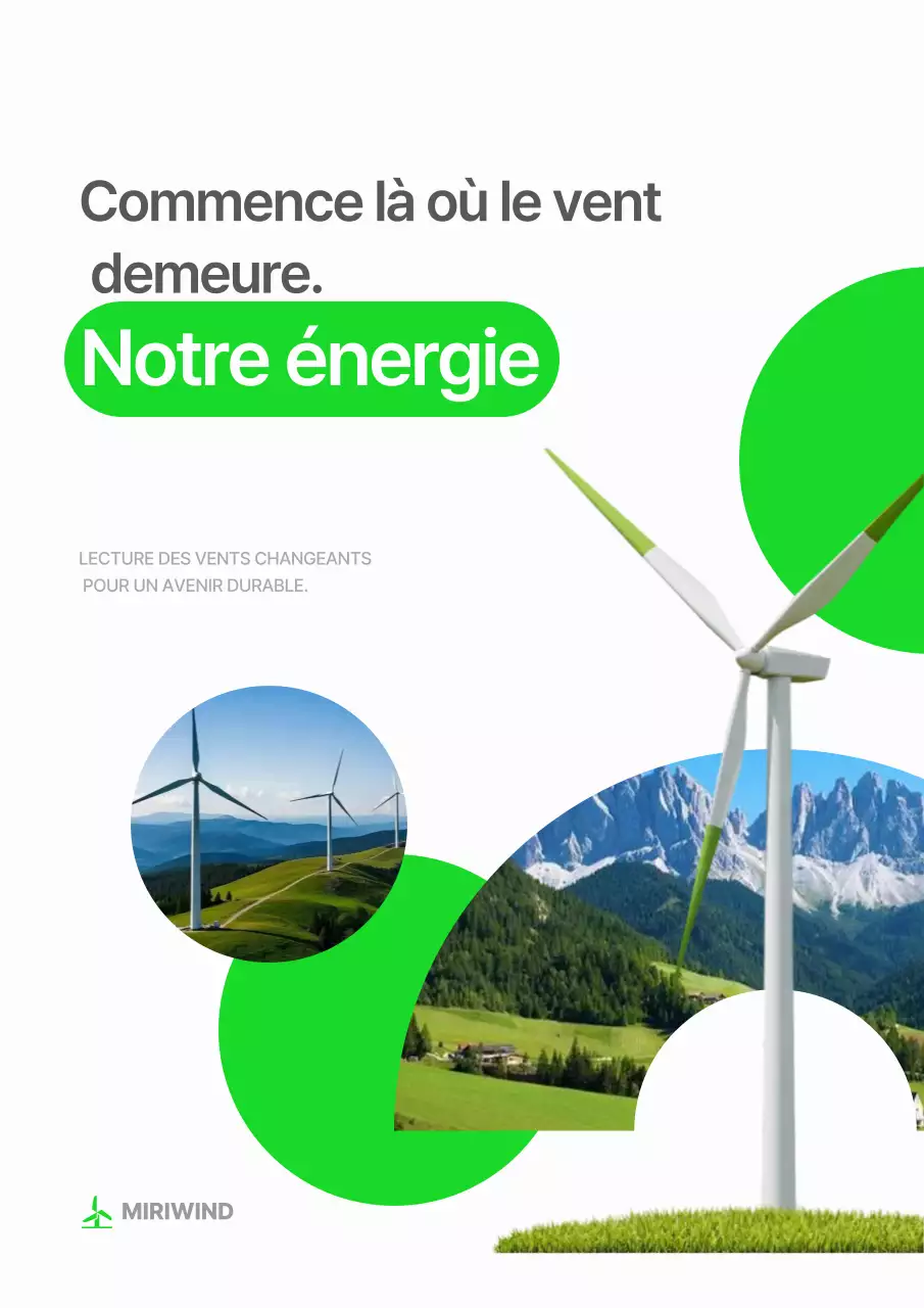 Promotion de l'énergie verte moderne