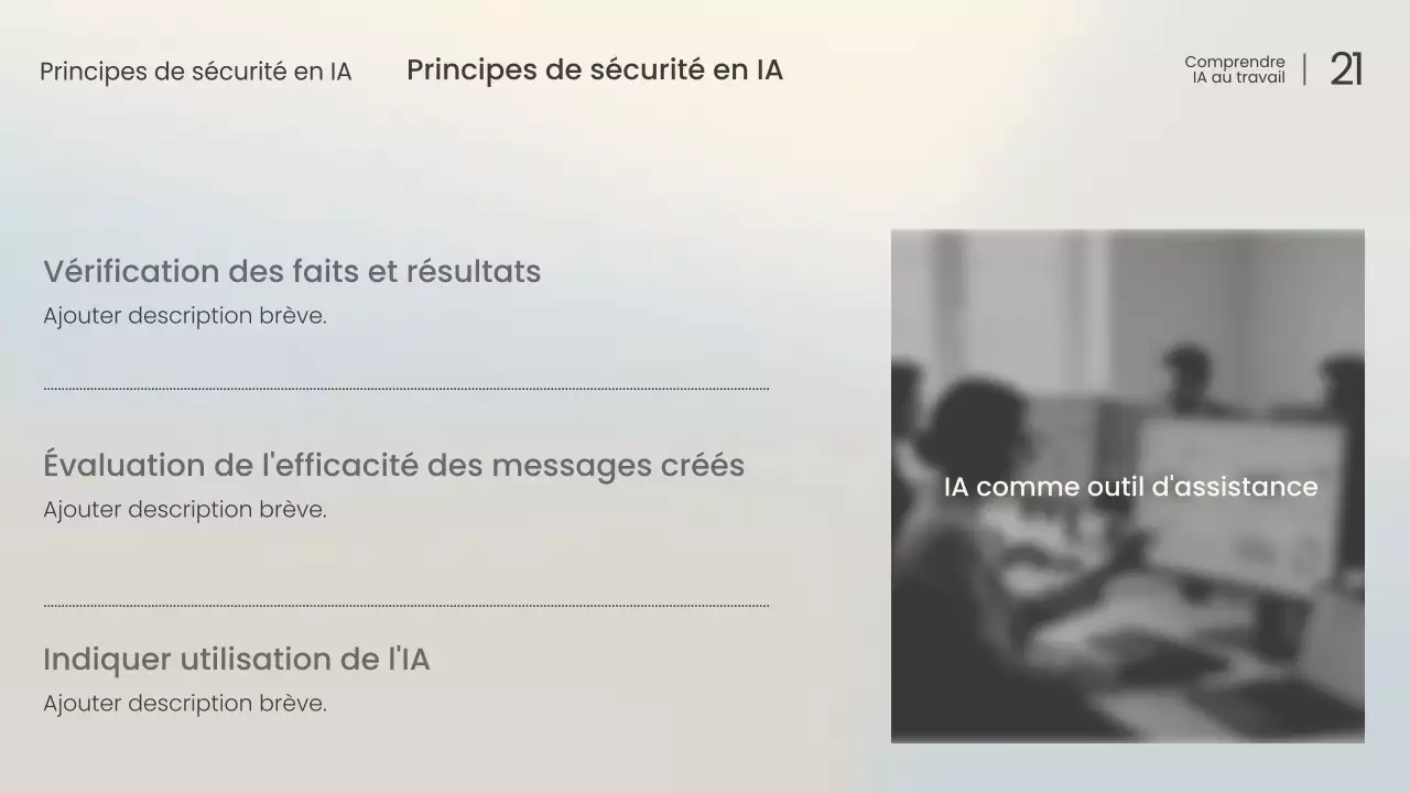 Conférence sur l'IA moderne blanche