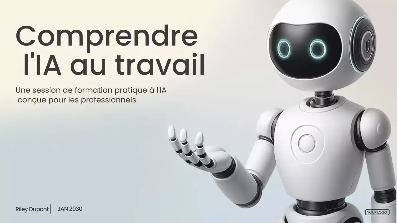 Conférence sur l'IA moderne blanche