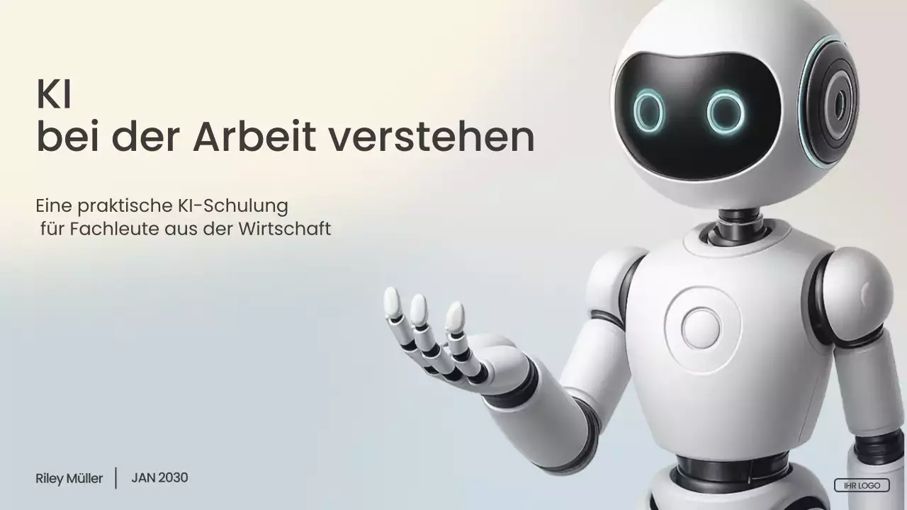 Vorlesung „Weiße moderne KI“