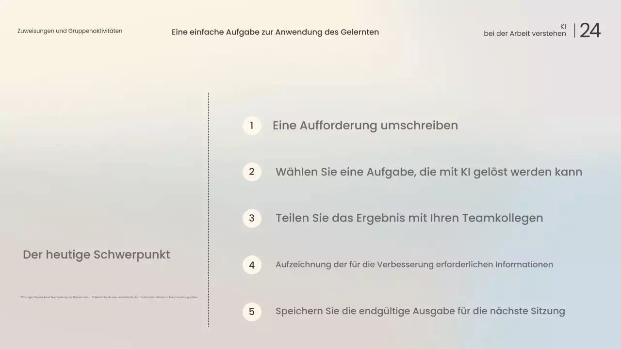 Vorlesung „Weiße moderne KI“