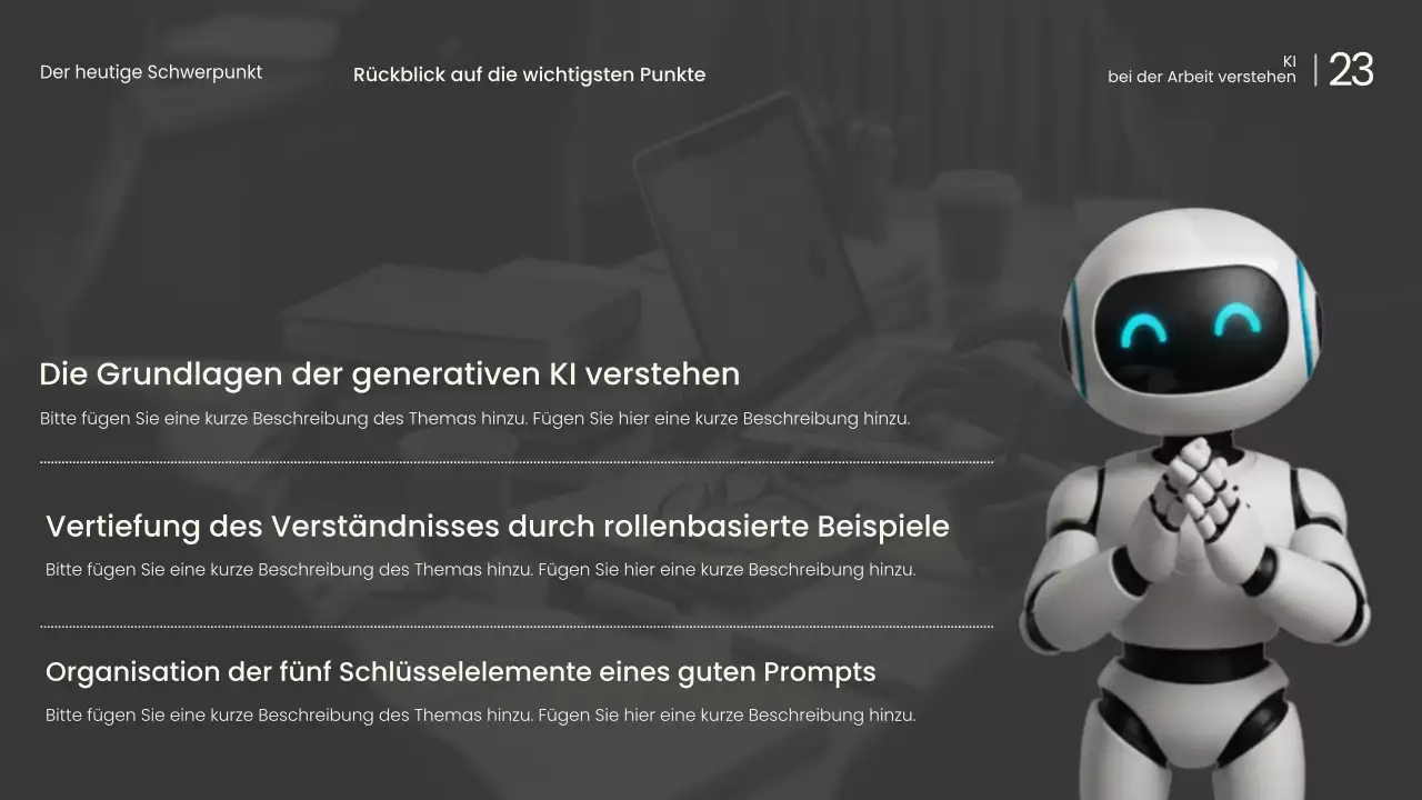 Vorlesung „Weiße moderne KI“