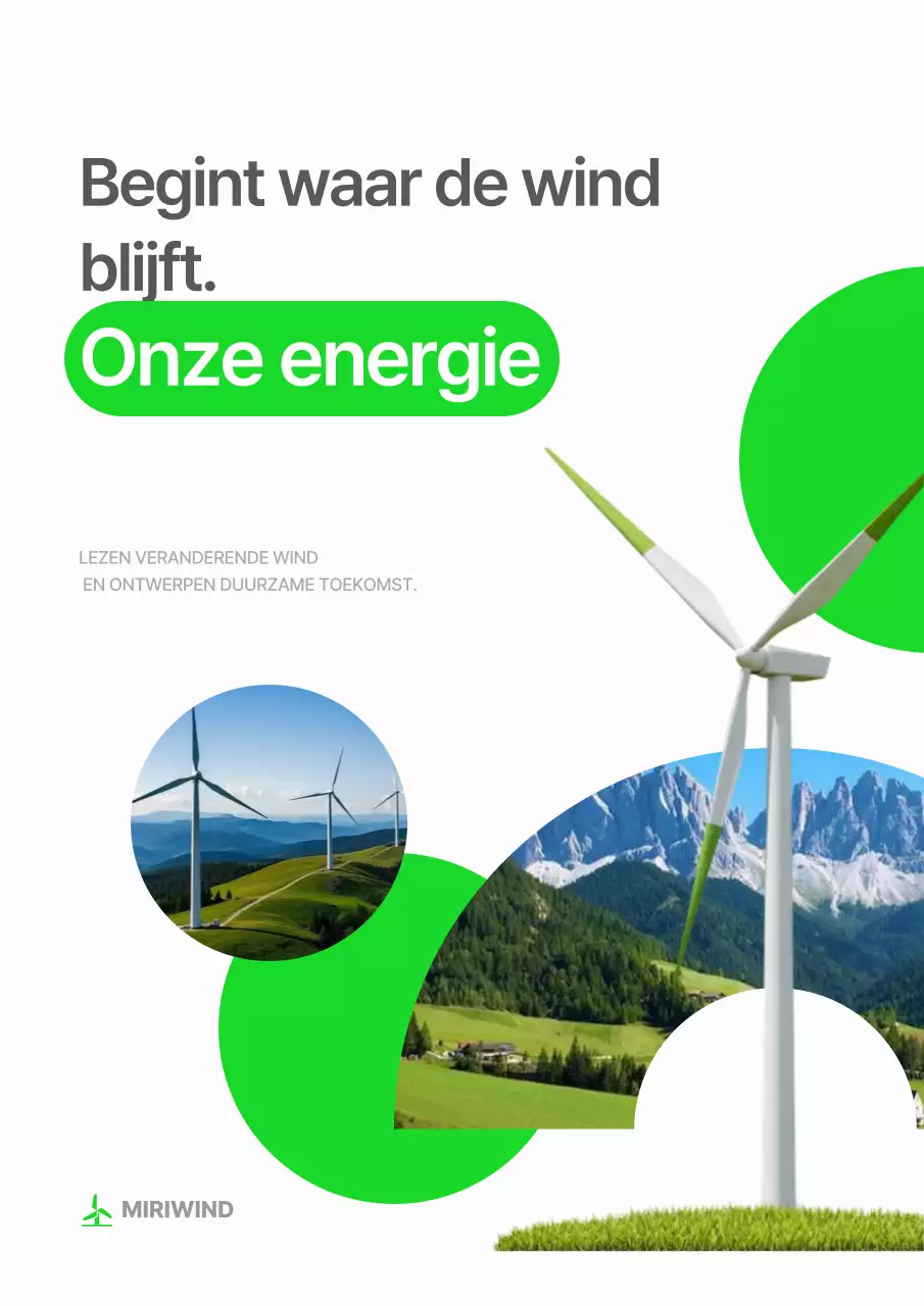 Bevordering van groene moderne energie