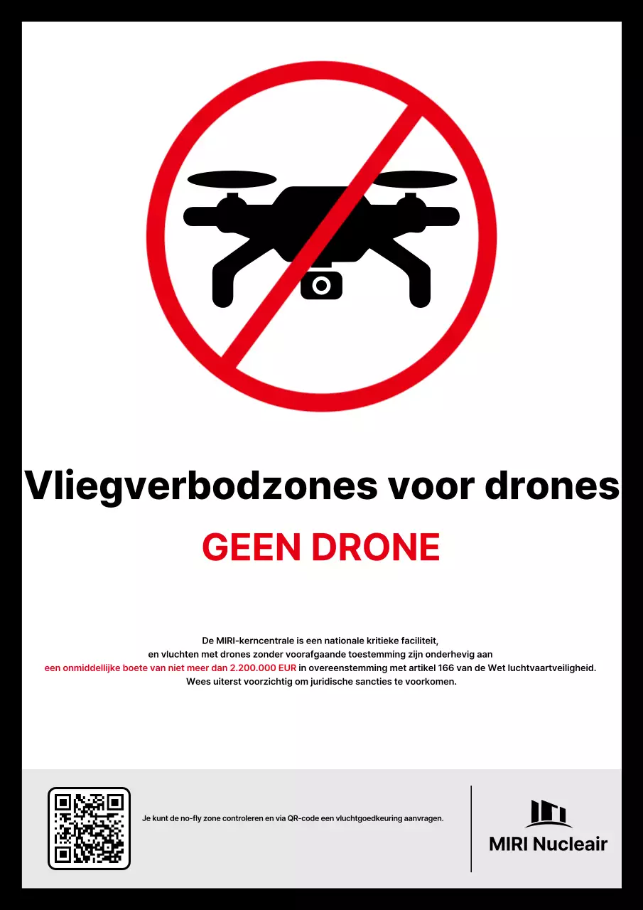 Rode eenvoudige drone gevaar