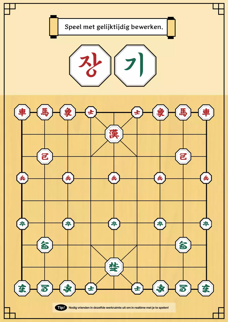 Gids voor beige traditionele bordspellen