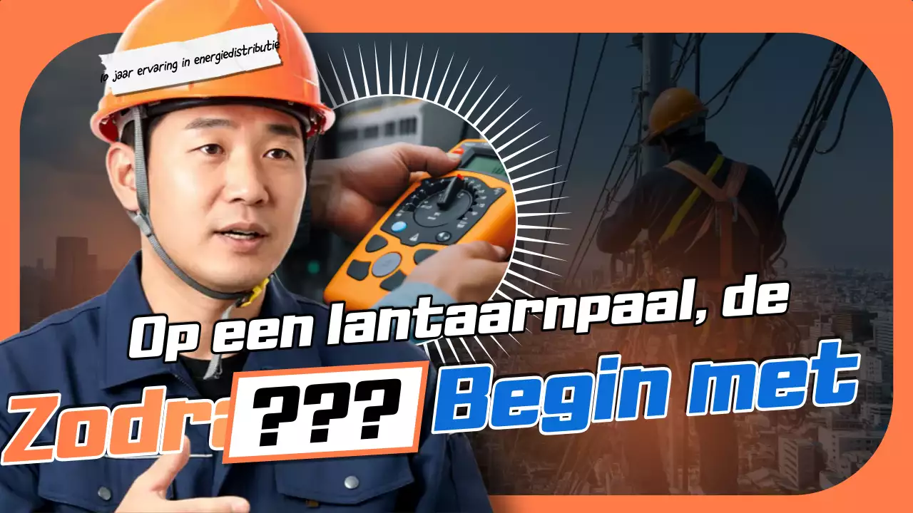 Oranje Eenvoudige Veiligheidscampagne