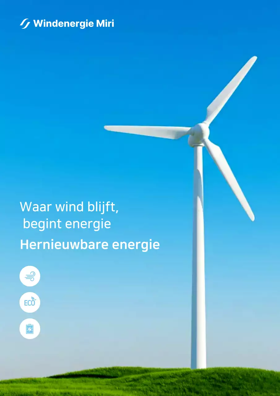 Sky Blue Modern Energy-advertentie