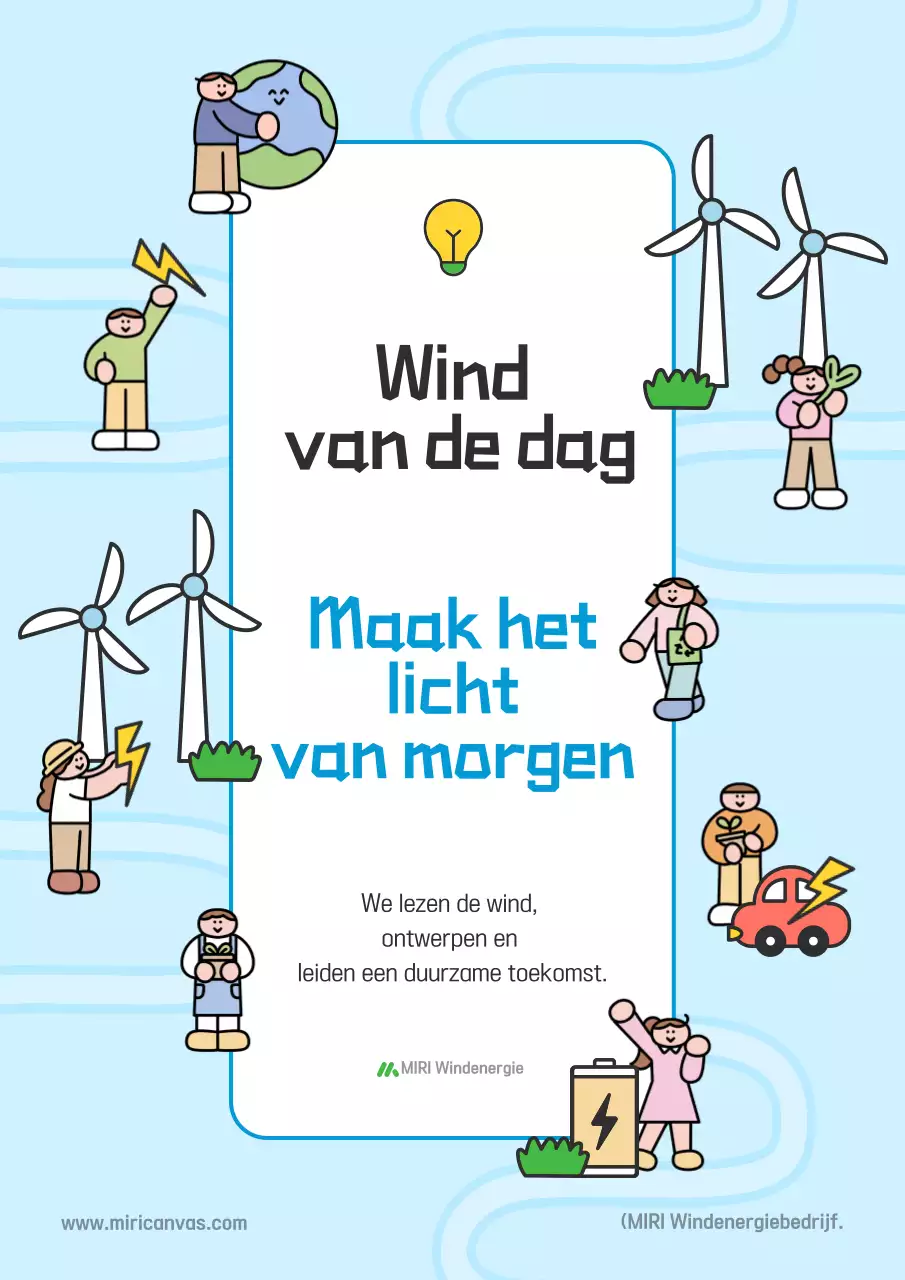 Sky Blue Simple Environment Campaign