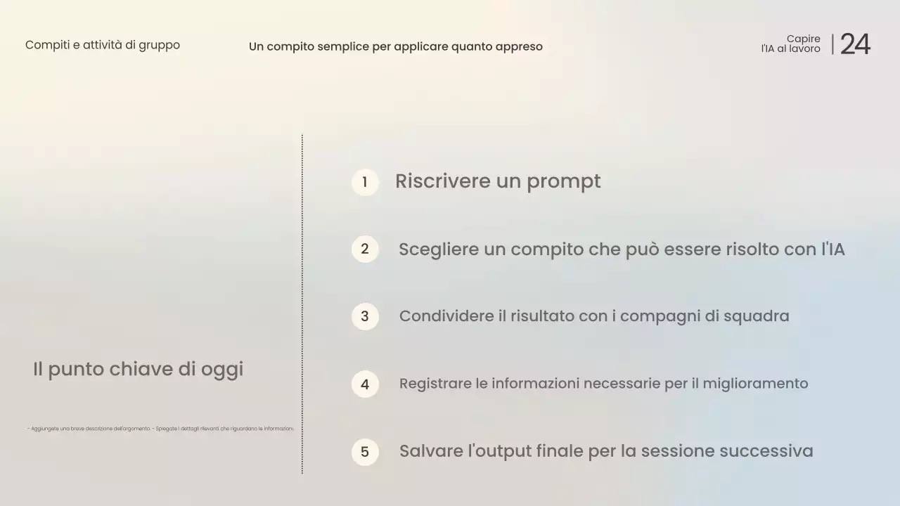 Conferenza sull'intelligenza artificiale moderna bianca