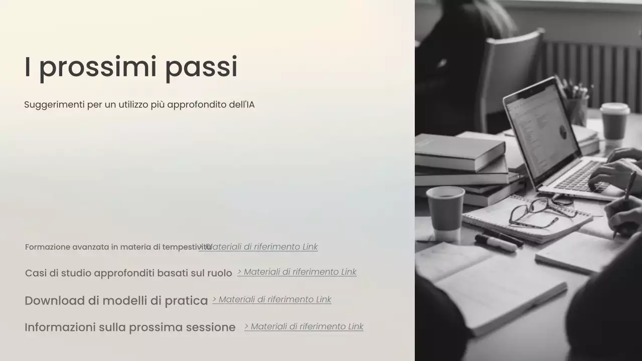Conferenza sull'intelligenza artificiale moderna bianca
