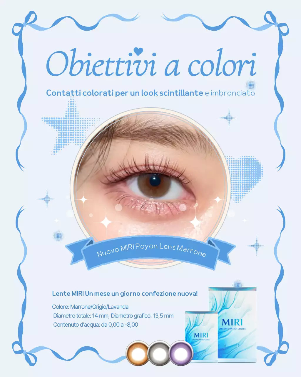 Promozione del prodotto di bellezza semplice blu cielo
