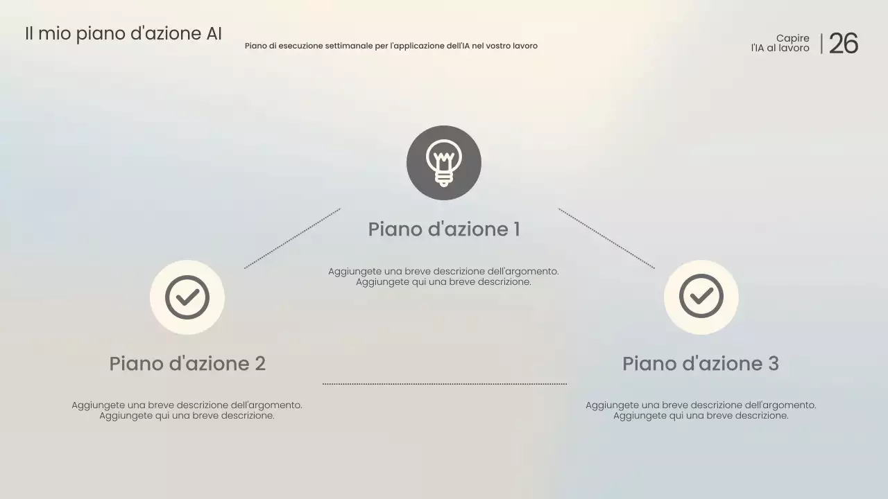 Conferenza sull'intelligenza artificiale moderna bianca