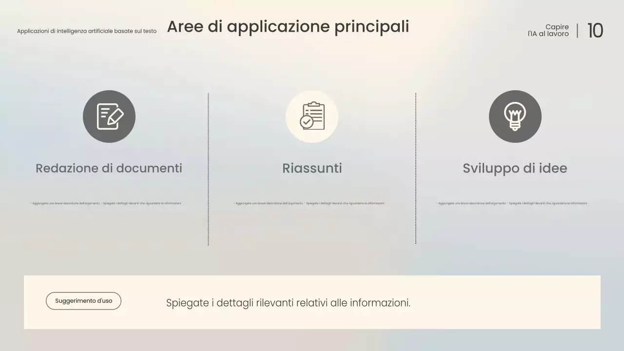 Conferenza sull'intelligenza artificiale moderna bianca