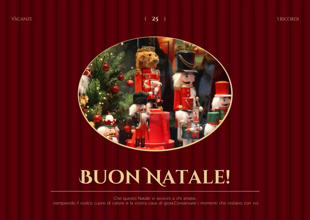 Natale rosso vintage