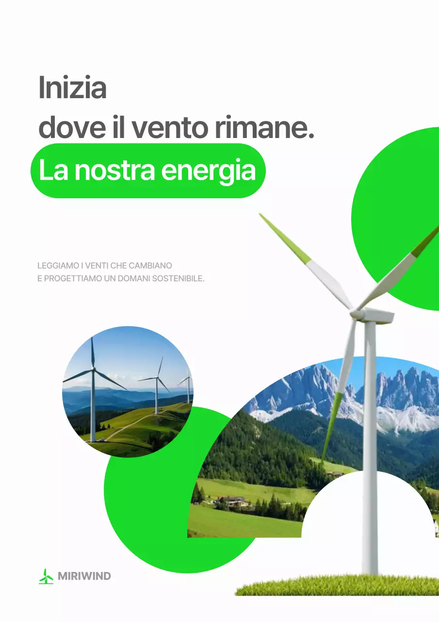 Promozione dell'energia verde moderna