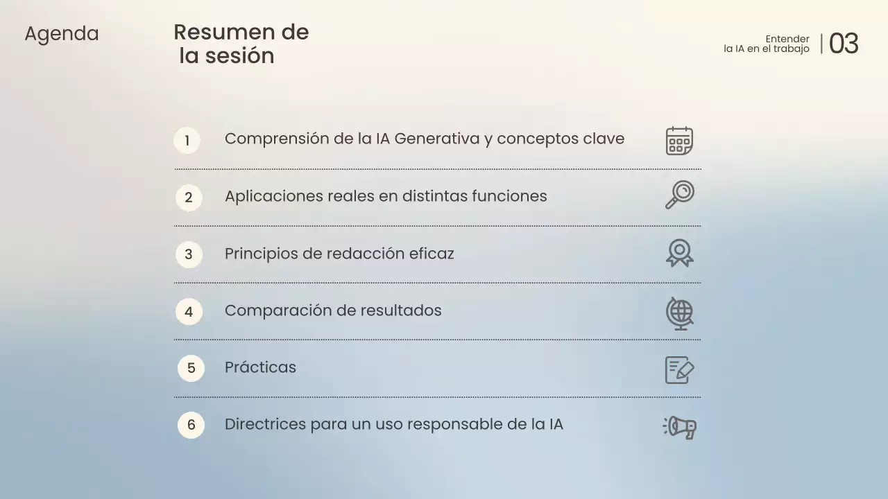 Conferencia sobre IA moderna y blanca